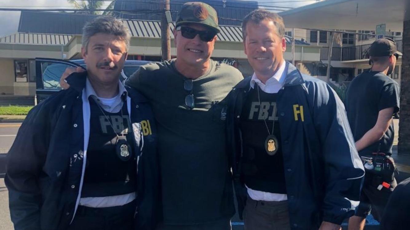 FBI Stunt Unit with Director / Stunt Coordinator Eric Norris and actor Matt Stowe - Hawaii 5-0