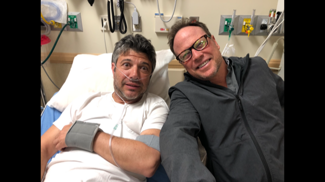 Stunt Coordinator & Elliott on a bad day.